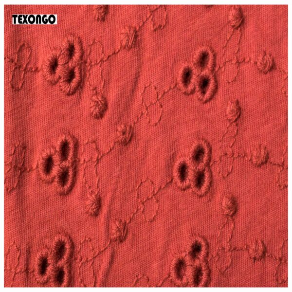 maroon Cotton Shiffly Single Jersey Fabric