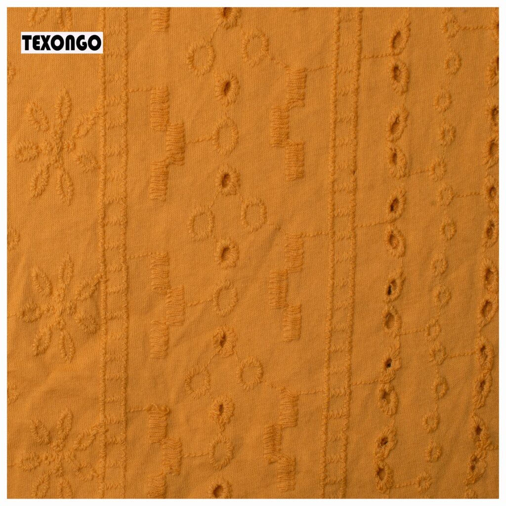 yellow cotton shiffly single jersey fabric