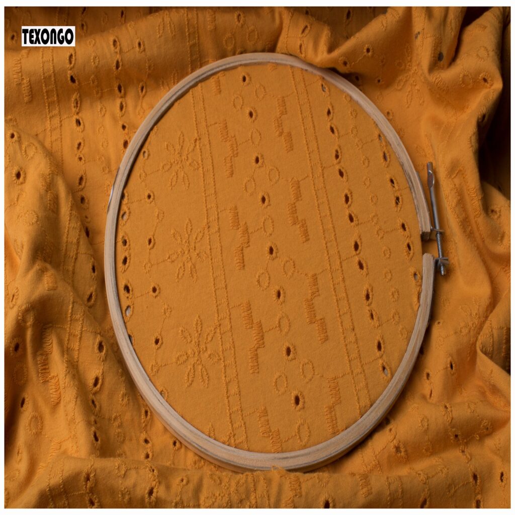 yellow cotton shiffly single jersey fabric