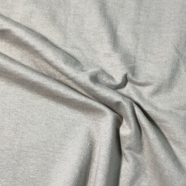 Grey cotton terry fabric