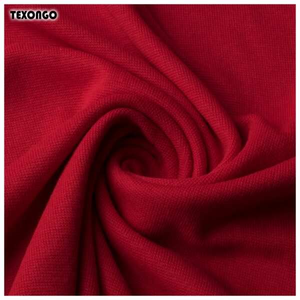Red  SPANDEX RIB