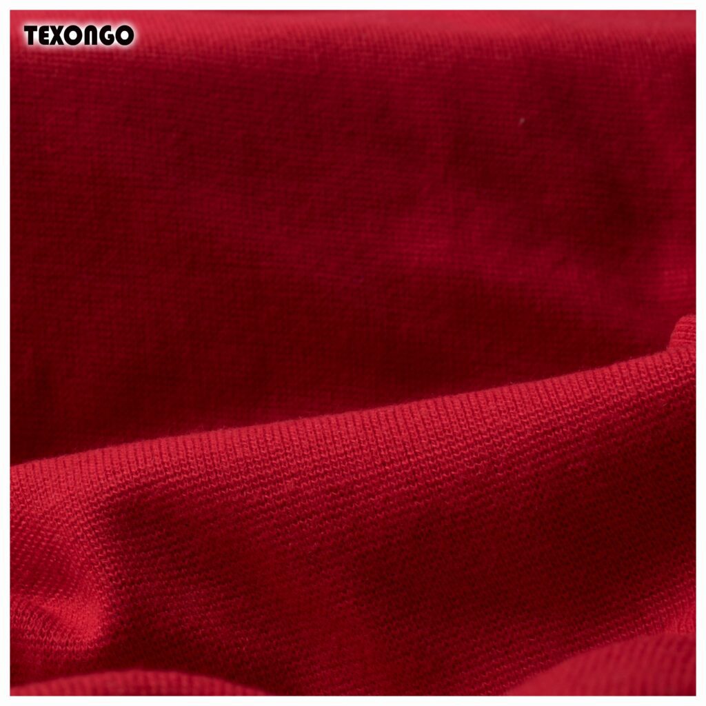 Red SPANDEX RIB