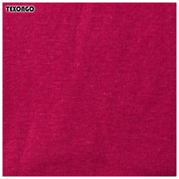 Pink Cotton Rib fabric - Texongo