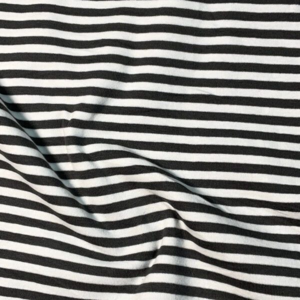 COTTON SPANDEX RIB STRIPE