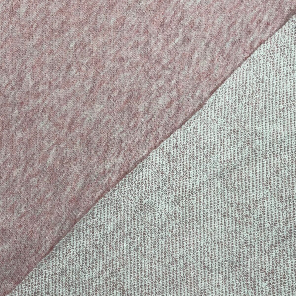 PINK MALANGE POLYESTER COTTON TERRY