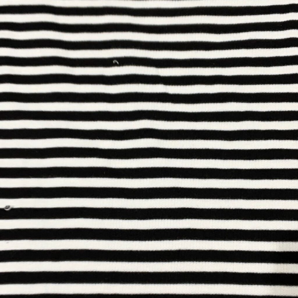 COTTON FLATBACK RIB STRIPE