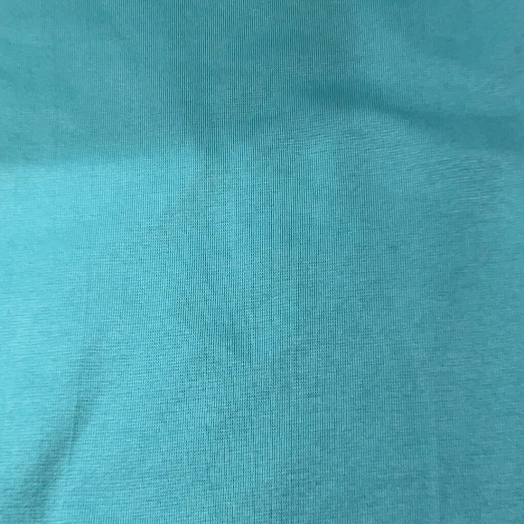 Sky Blue Cotton Spandex Rib