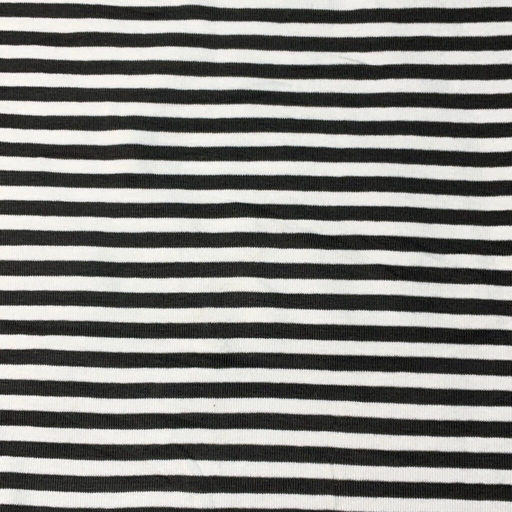 COTTON SPANDEX RIB STRIPE